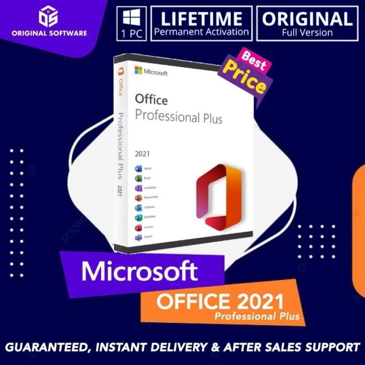 Microsoft Office Professional Plus 2024 2021 2019 2016 Genuine for ...