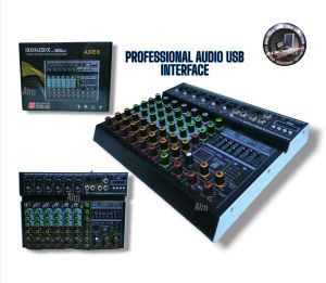 IMIX MIXER 8 CHANNEL WITH EQUALIZER AXE 8  BY TRIDENT 7-BAND STERIO GRAPHIC EQUALIZER