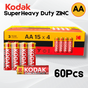 Bateri Kodak AA & AAA Tahan Lasak/Kodak Super Heavy Duty Zinc Battery AA & AAA 1.5V [1Box-60Pcs]