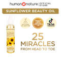 Human Nature Sunflower Beauty Oil | 25 Beauty Miracles from Head to Toe, Moisturizes, Lightens (No Harmful Chemicals). 