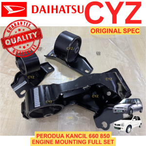 PERODUA KANCIL 660 850 ENGINE MOUNTING SET (3 PCS ) DAIHATSU OEM QUALITY