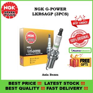 PALAM PENCUCUH NGK LKR6AGP NGK  (3 PCS) PACK PERODUA AXIA 1.0 PERODUA BEZZA 1.0