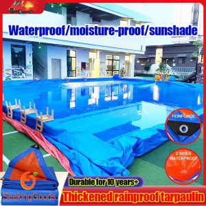 Trapal Heavy Duty Outdoor Waterproof Tarpaulin Protection Rain Cover Sunshade Truck Cover Multiple Size With Rope