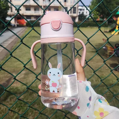 กระติกน้ำเด็ก ขวดน้ำสำหรับเด็ก กระบอกน้ำพกพา กระติกน้ำลายการ์ตูน 400ml.