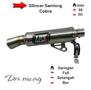 Knalpot Samlong Titan TZM Diameter 38mm 50mm Untuk Semua Jenis Motor Matic