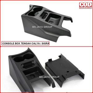 Console Box CALYA & SIGRA Hitam Bahan Kuat & Rapih Bahan Plastik ABS MS ACC