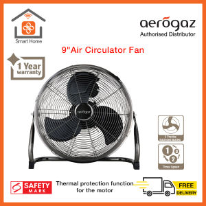 [Local Seller] Aerogaz AZ-809PF 9 inch High velocity Power Fan  Chrome plated grilles Metal blades