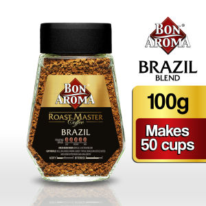 Bon Aroma Roast Master Coffee: Brazil 100g (Freeze Dried Coffee)