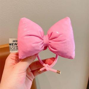 Nơ Lớn Trẻ Em Dây Buộc Tóc Màu Hồng Màu Đỏ Công Chúa dây thun Mũ Nón Bé Cô Gái tóc đuôi ngựa cao Chủ Dây Phụ kiện tóc trẻ em