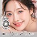 1 Pair Colored Contact 14.2mm PATTAYA Brown Gray Blue Green Wearing Soft Lens Natural Look Monthly Replacement. 