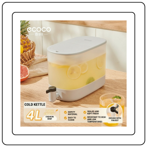 【JJ HOME】Ecoco Cold Kettle / 4L Slim Fridge Cold Water Dispenser/Food-Grade Drink Container