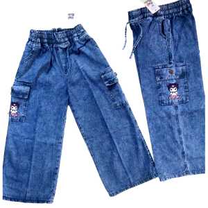CELANA KULOT ANAK SABLON PRINT DFT KARAKTER /KULOT JEANS RAWIS ANAK TERBARU MIXUE LOVE