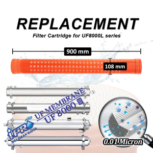 IPRO Stainless Steel UF Membrane Water Filter Purifier Outdoor UF6000L L5 Ultra