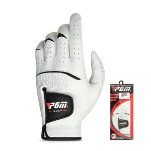 Men Golf Gloves Kid White Cape Genuine Leather Sport Hand Glove Wear Breathable Skid-proof Single Left Right Handed