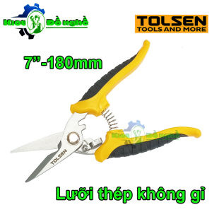 Kéo cắt dây điện đa năng 7 inch TOLSEN 30042-Kéo thợ điện đa năng - KIOT ĐỒ NGHỀ