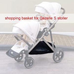 Bebe Twin Stroller Shopping Bag For Cybex Gazelle S Storage Bag Large Capacity Baby Buggy Basket Replacement Accessories