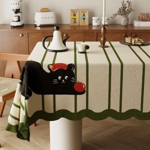 Danko ผ้าปูโต๊ะ โดปามีน กันน้ำ ป้องกันน้ำมัน ป้องกันการลวก ทนความร้อนสูง ไม่ต้องล้าง PVC