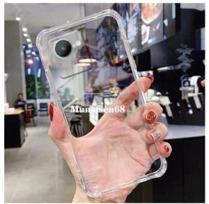 For Realme C30 Transparent Four Corners Shockproof Phone Case