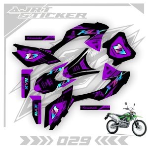 DECAL KAWASAKI KLX BF FULL BODY PAPAN CRF - BOLEH REQUES NAMA DAN NOMOR . AJR.RA.029