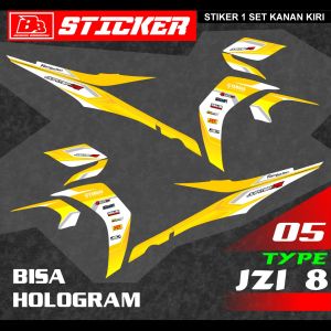 BBSticker Demak BISA HOLOGRAM STIKER MOTOR STRIPING YAMAHA JUPITER Z1 JZI 8