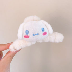 Kẹp tóc lông Doudou Kẹp càng cua Kẹp tóc càng cua Cặp tóc gấu bông Kuromi phong cách Hàn Quốc ZJ110