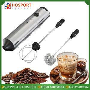 【HOSPORT】 Rechargeable Milk Frother 3 Speed Adjustable Electric Whisk Foam Maker for Coffee Lattes Cappuccino Matcha Hot Chocolate