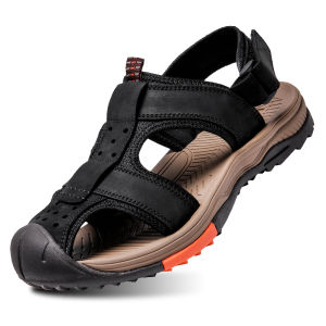 INLIKE Kulit Fashion COD Keren Outdoor Sandal Hiking Gunung Pria Sepatu Mendaki Lentur Sendal Cowok Touring Adventure 188