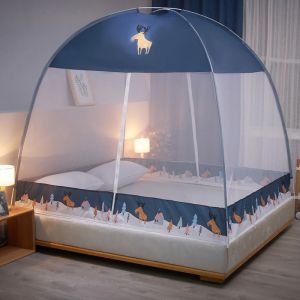 Local Power Mosquito Net 2 Door Twin/Queen/King Mosquito Net Bed Baby Mosquitoes Bayi Kelambu 蚊帐