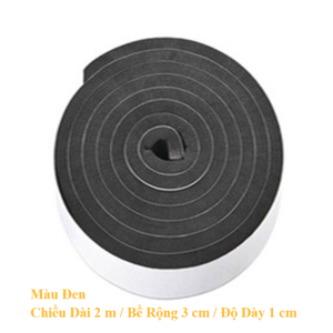 Cuộn Băng Keo Xốp Dán Viền Cửa Sổ / Cửa Ra Vào Cách Âm / Cửa Sổ Chống Ồn Dài 2M
