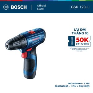 Máy khoan vặn vít dùng pin GSR 120-LI