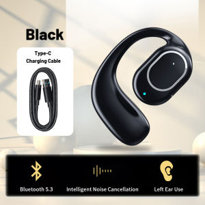 Wireless Bluetooth Headset Single Ear Hanging Ear Style Not In-Ear Earplugs Ultra Long Battery Life Business Sports Headphones Earbuds With Microphone
