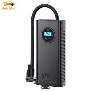 [UEB Mall] Car Tyre Inflator with Digital Pressure Gauge Cordless Tyre Inflator for Car Motorcycle Bike Ball