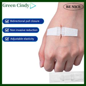 [Green Cindy] Zipper Band-aid Painless Wound Closure Patch Suture-free Wound Dressing Patches Zip Suture Reducer Band Aid Outdoor Portable