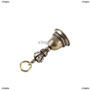 [COD] xingtu Brass Handcraft Bell Key Car Wind Bell Tibetan Bell Gift Home Decoration Pendant