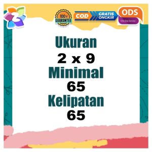 SPV 2 3-15 Cetak Stiker Label Custom Sticker Logo Olshop Waterproof Anti Air