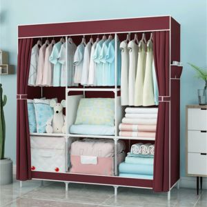 NEW 3D Multifunction Cloth Wardrobe Storage Cabinets  Closet Cabinet Organizer 105*45*165CM