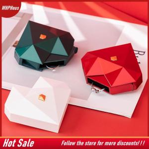 【COD】🔥🔥🔥 Heart Shaped Diamond Ring Box Automatic Pop-up Proposal Surprise Ring Box Jewelry Storage Box For Girl Wedding Christmas Gifts