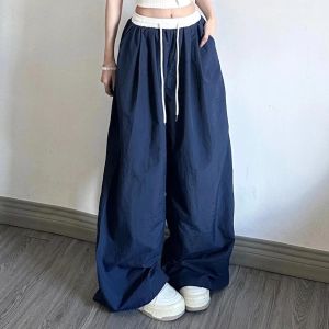 ชุดเอี๊ยม กางเกงทํางาน ความรู้สึกผ่อนคลาย รู้สึกขี้เกียจ กางเกงกีฬา ผ่อนคลาย สะดวกสบายและทนทาน แฟชั่น อเมริกัน