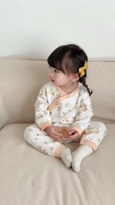 Baby clothes for spring and autumn pure cotton a Newborn-style  clothing baby romper for all seasons pajamas home wear childrens clothing