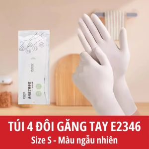 Set 4 đôi găng tay cao su ECOCO size S M L đa năng cao cấp siêu dai an toàn sức khoẻ E2346