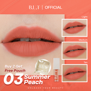 B.U.T Soft Matte Lip Cream Ceramide Vitamin C Anti UV Transferproof Lipcream BUT