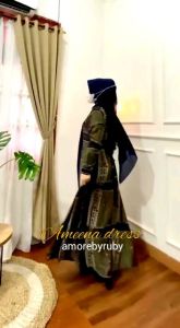 Edisi Ameena: Gamis Motif Modern Terbaru dari Produk Amore by Ruby