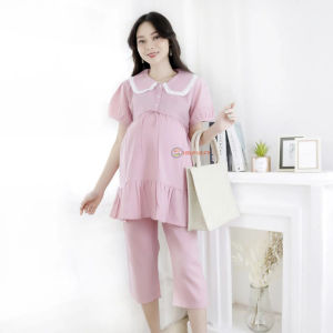 Setelan Hamil dan Menyusui Modern Baju Celana Hamil Kekinian 7/8 Zar