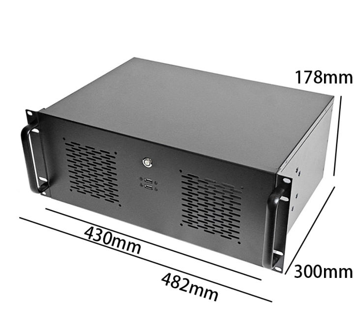 19 inch rack 4U industrial control server rack chassis 30CM short hard ...