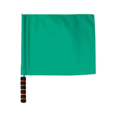 MECOME Stainless Steel Soccer Referee Flag Professional Competition Specific Linesman Flags High Quality Multi-color Issuing Flags