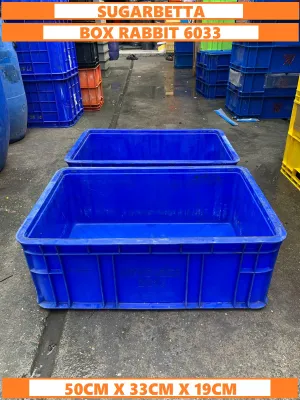 Keranjang Rapat Plastik Bekas Keranjang Buah Box Cincau Box Rabbit 6033