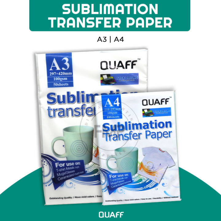 FMP QUAFF Sublimation Paper 100gsm Quick-dry Sublimation Paper Green ...