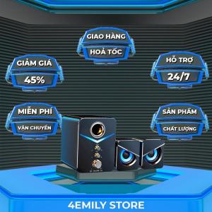 {FreeShip}Loa vi tính có bluetooth MC-D211 thiết kế hiện đại với đèn led màu xanh âm thanh HIFI sống động. Kết nối được với tất cả điện thoại và máy tính. LapTop. 4EMILY