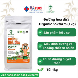 Đường hoa dừa organic Sokfarm túi 1kg