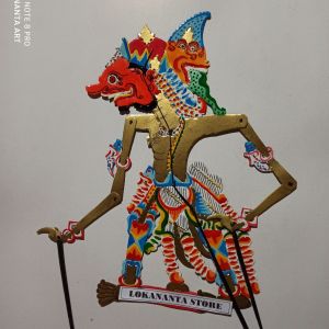 DURSASANA DURSOSONO WAYANG KULIT WAGANG BAHAN DUPLEK mainan anak